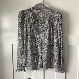 Free People Floral Top